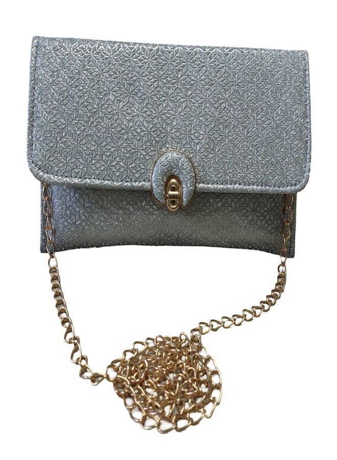 Tinth Styles Unique Women Clutches/Sling bag (Silver) - Image 1